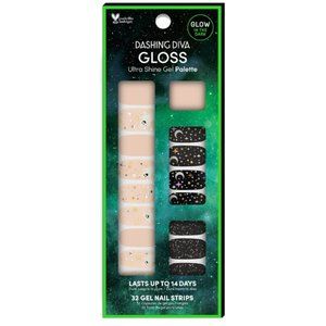 Dashing Diva GLOSS Glow in the Dark Gel Strips - Boo Crew Halloween Ghost